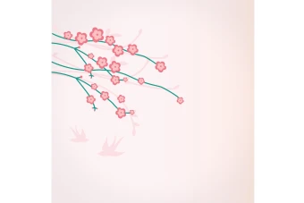 طرح کارت پستال و پست با موضوع بهار