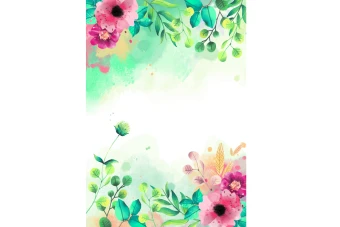 طرح کارت پستال و پست با موضوع بهار