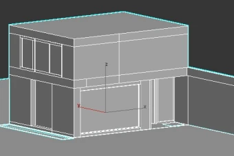 مدل سه بعدی پروژه ویلایی 3D MAX