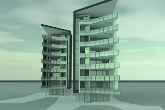 مدل سه بعدی پروژه ویلایی 3d max