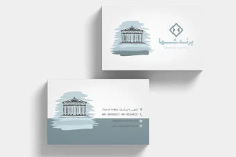 دانلود کارت ویزیت شرکتی لایه باز مدرن و حرفه‌ای فرمت PSD، AI و EPS  مناسب چاپ و شخصی‌سازی