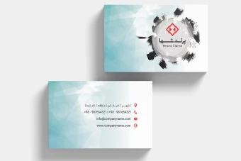 دانلود کارت ویزیت شرکتی لایه باز حرفه‌ای و ساده | فرمت PSD، AI، EPS | آماده چاپ با کیفیت بالا