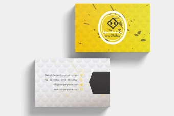 دانلود طرح لایه باز کارت ویزیت شرکتی حرفه‌ای با طراحی خلاقانه و فرمت‌های PSD, AI, EPS