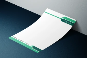 طرح لایه باز سربرگ کسبوکار | رنگبندی شرکتی