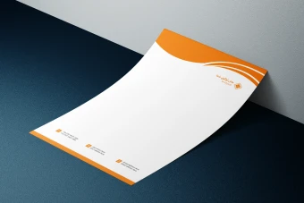 دانلود طرح لایه باز سربرگ شرکتی با فرمت AI مناسب ایلاستریتور