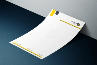 سربرگ تجاری حرفهای لایه باز مخصوص شرکتها (فرمت AI)