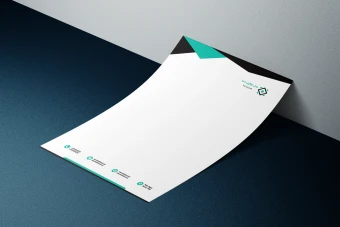 دانلود سربرگ رسمی و شیک با فرمت AI قابل استفاده در Illustrator