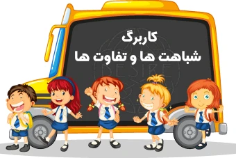 کاربرگ پیش دبستانی - شباهت ها و تفاوت ها