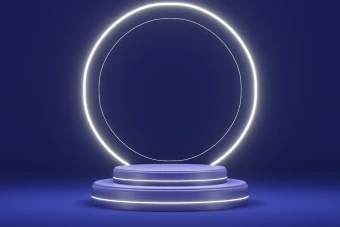 مجموعه 10 عددی عکس استند محصول با زمینه آبی