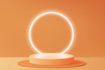 مجموعه 8 عددی عکس استند محصول با زمینه نارنجی