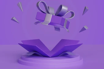 مجموعه 9 عددی عکس استند محصول با زمینه بنفش