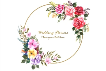 وکتور کارت پستال و کارت دعوت لایه باز