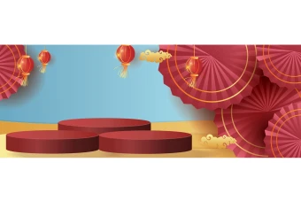 استیج و بنر برای معرفی و تبلیغ محصولات فروشگاهی