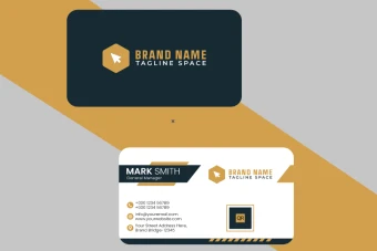 طرح وکتوری لایه باز کارت ویزیت پشت و رو مناسب انواع مشاغل