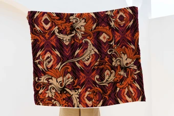 وکتور طرح شال و روسری