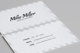 کارت ویزیت لایه باز طرح پاکت 2عددی