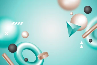 وکتور سه بعدی اشکال هندسی و ژئومتریک رایگان