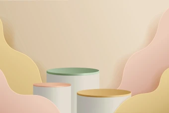 استیج و بنر برای معرفی و تبلیغ محصولات فروشگاهی