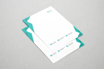 سربرگ گرافیکی با طراحی مینیمال و حرفهای مخصوص شرکتها