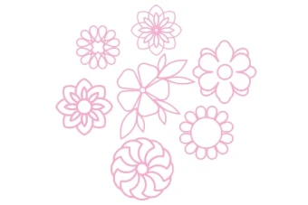 وکتور گل های مختلف