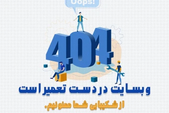 پک 7 عددی پوستر لایه باز مخصوص وبسایت در دست تعمیر