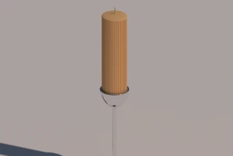 شمع رو میزی