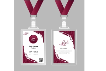 طرح کارت آویز گردنی، ای دی کارت و کارت شناسایی