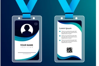 طرح کارت آویز گردنی، ای دی کارت و کارت شناسایی