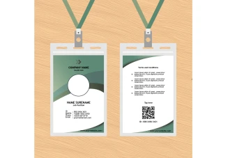 طرح کارت آویز گردنی، ای دی کارت و کارت شناسایی