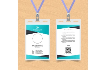 طرح کارت آویز گردنی، ای دی کارت و کارت شناسایی