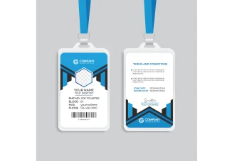 طرح کارت آویز گردنی، ای دی کارت و کارت شناسایی