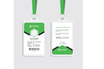 طرح کارت آویز گردنی، ای دی کارت و کارت شناسایی