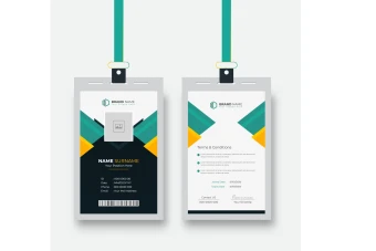 طرح کارت آویز گردنی، ای دی کارت و کارت شناسایی