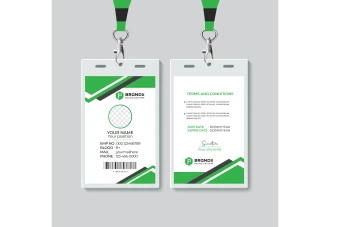 طرح کارت آویز گردنی، ای دی کارت و کارت شناسایی