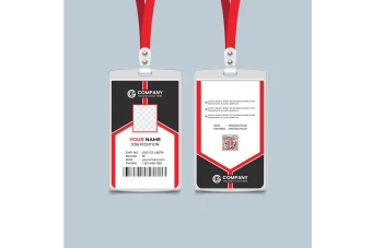 طرح کارت آویز گردنی، ای دی کارت و کارت شناسایی