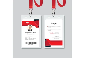 طرح کارت آویز گردنی، ای دی کارت و کارت شناسایی