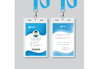 طرح کارت آویز گردنی، ای دی کارت و کارت شناسایی