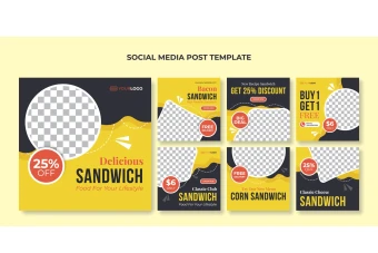 فایل لایه باز قالب پست و استوری اینستاگرام