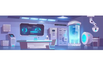 وکتور منظره کارتونی لایه باز