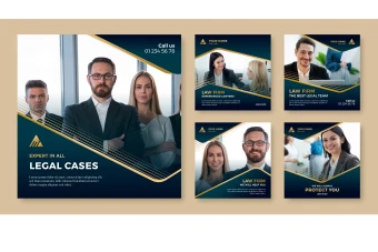 فایل لایه باز قالب پست اینستاگرام