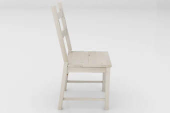 مدل سه بعدی صندلی مدرن و زیبا چوبی سفید