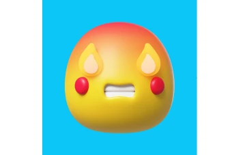 تصویر سه بعدی نماد ایموجی