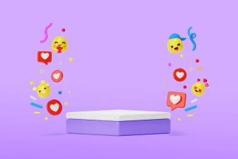 تصویر سه بعدی نماد ایموجی