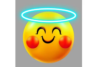 تصویر سه بعدی نماد ایموجی