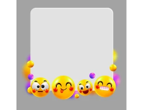 تصویر سه بعدی نماد ایموجی