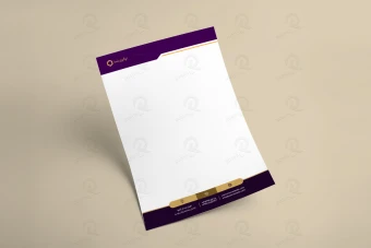 طرح لایه باز سربرگ شرکتی و اداری مدل 1009