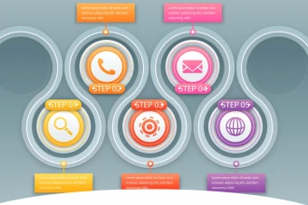 دانلود اینفوگرافی وکتور لایه باز ایلاستریتور