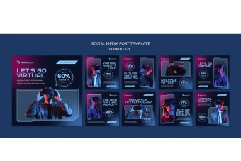 فایل لایه باز قالب پست اینستاگرام