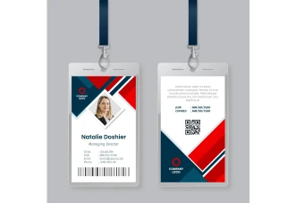 طرح کارت آویز گردنی، ای دی کارت و کارت شناسایی