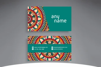 دانلود وکتور لایه باز کارت ویزیت ایلاستریتور